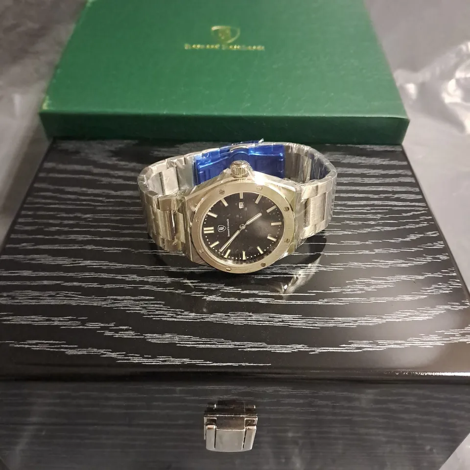 MENS BERNARD REINHARDT WATCH - 316L STAINLESS STEEL CASE & STRAP – SWISS MOVEMENT – SAPPHIRE GLASS - 5 ATM WATER RESISTANT 