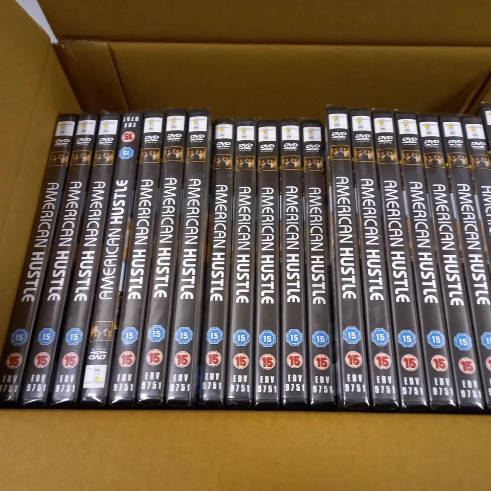 LOT OF APPROXIMATELY 20 'AMERICAN HUSTLE' DVDS