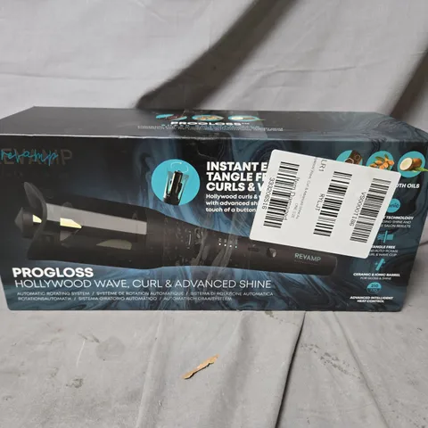 BOXED HOLLYWOOD WAVE, CURL & ADVANCED SHINE AUTOMATIC ROTATING CURLER