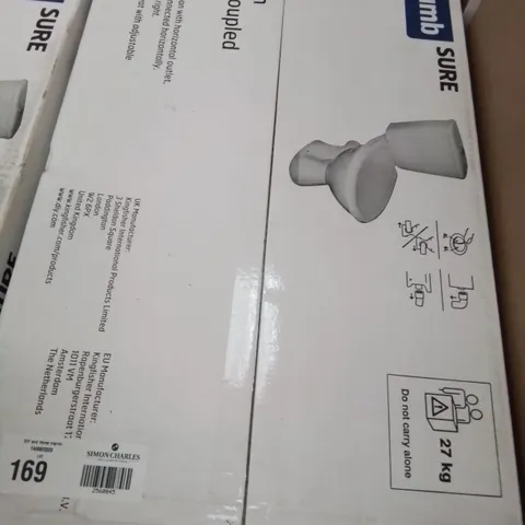 BOXED PLUMBSURE BODMIN CLOSE COUPLED TOILET