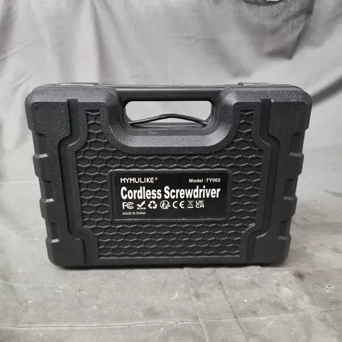 MYMULIKE CORDLESS SCREWDRIVER TY002 WITH CASE