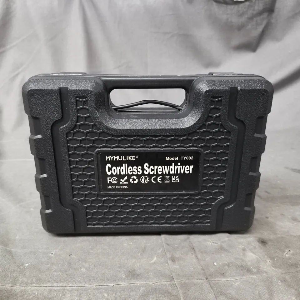 MYMULIKE CORDLESS SCREWDRIVER TY002 WITH CASE