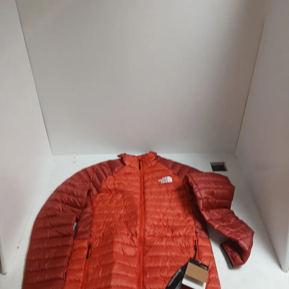 THE NORTH FACE DOWN JACKET – RED, SIZE S WITH TAGS