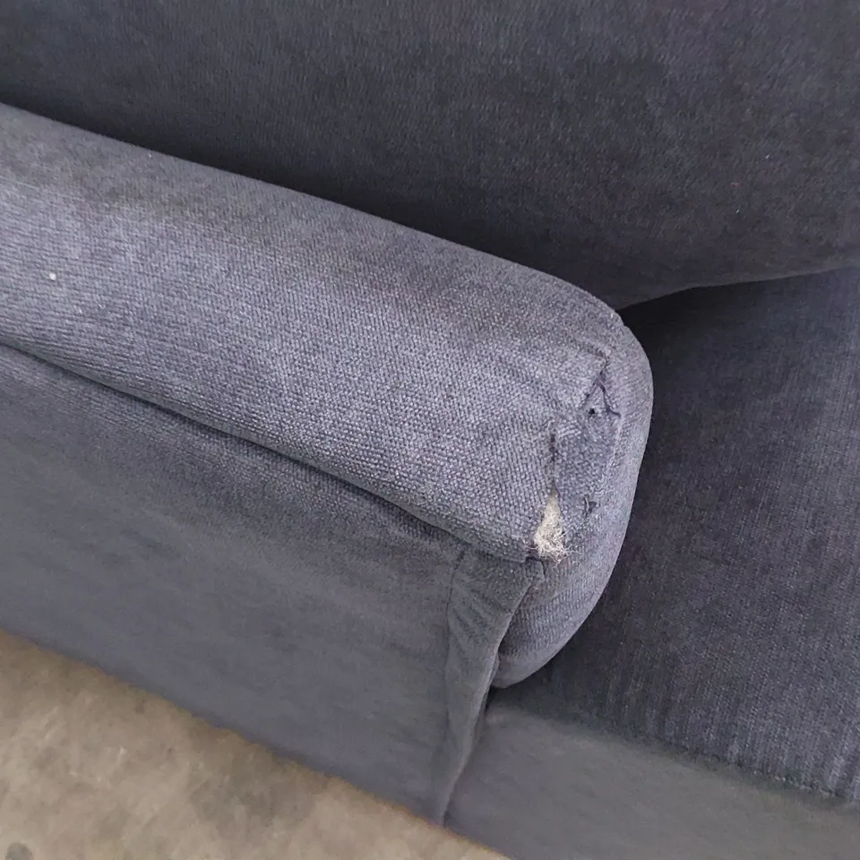 DESIGNER EASY CHAIR BLUE PLUS FABRIC 