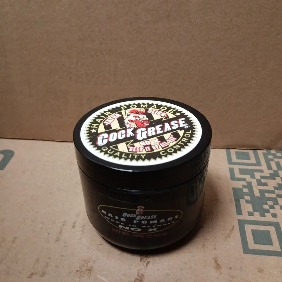 APPROXIMATELY 40 COCK GREASE EXTRA SLICK HAIR POMADES 