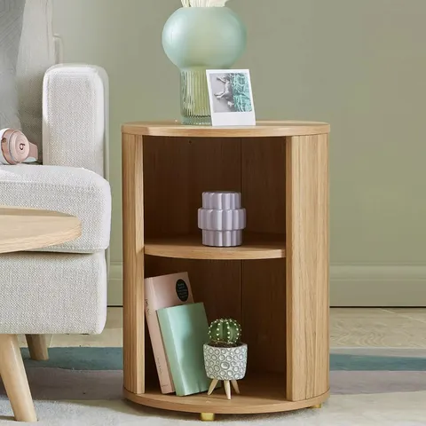 CARINA SIDE TABLE - OAK COLOUR (COLLECTION ONLY)