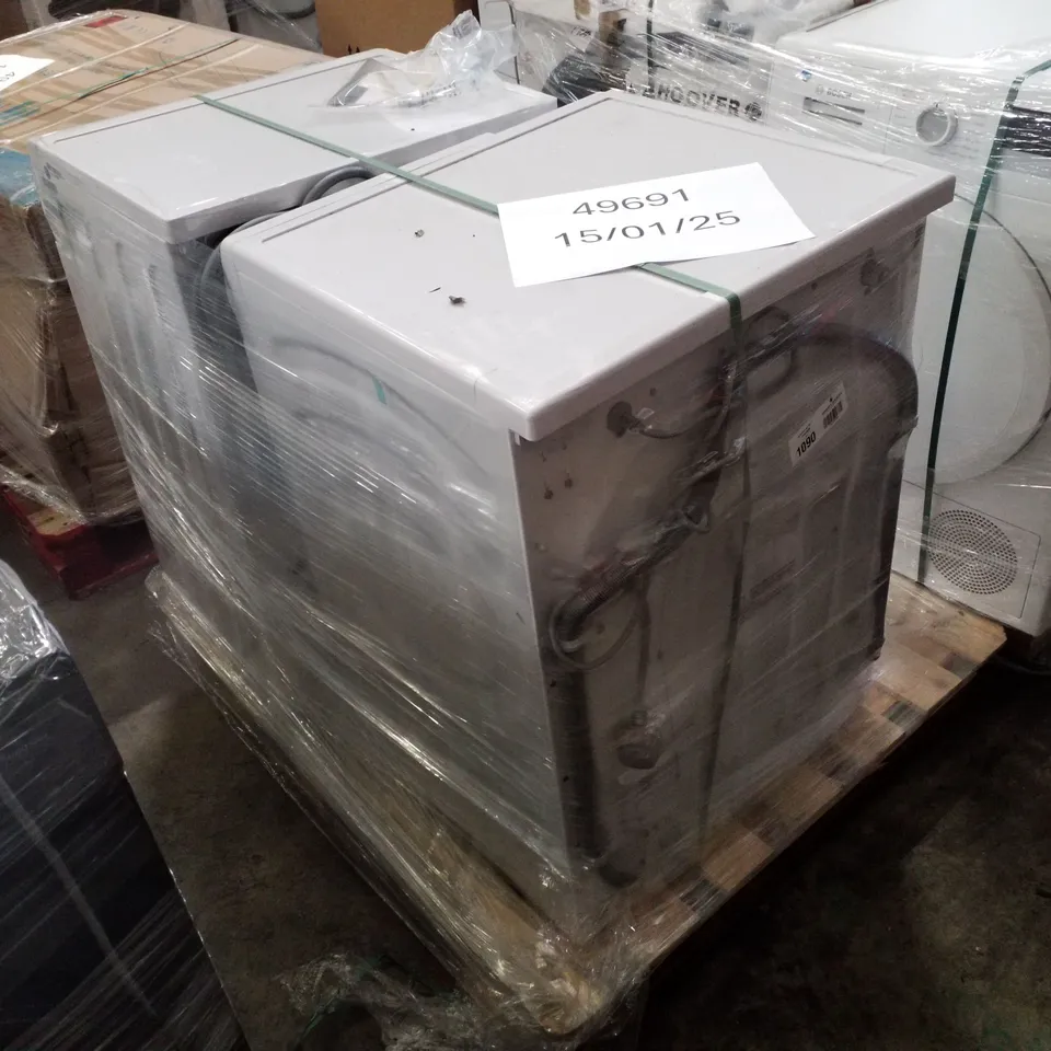 PALLET OF APPROXIMATELY 2 UNPROCESSED RAW RETURN WHITE GOODS TO INCLUDE