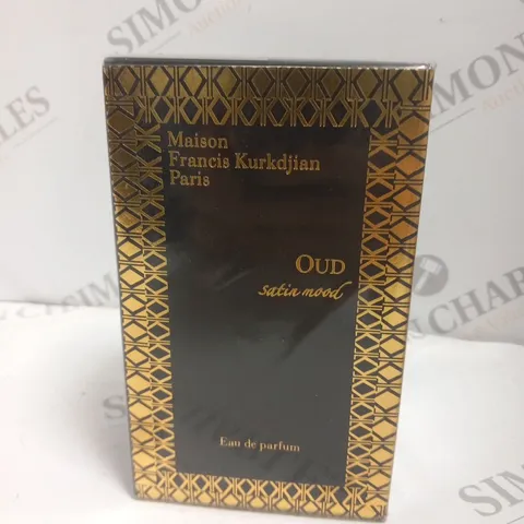 BOXED AND SEALED MAISON FRANCIS KURKDJIAN OUD SATIN MOOD EAU DE PARFUM 70 ML