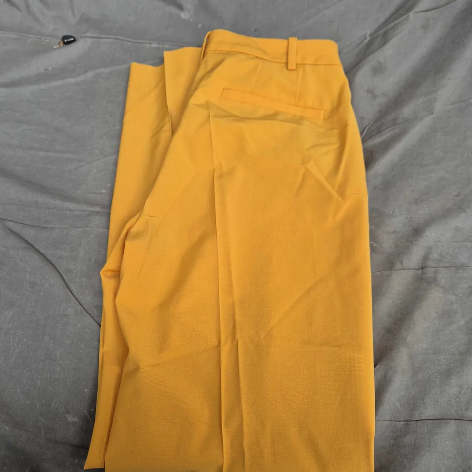& OTHER STORIES (LOS ANGELES ATELIER) MUSTARD YELLOW TROUSERS, UK 10