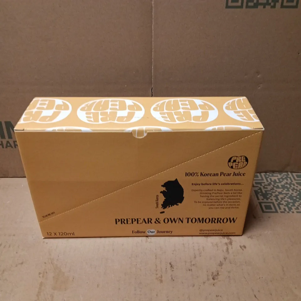 PRE PEAR 100% KOREAN PEAR JUICE – 12 X 120ML