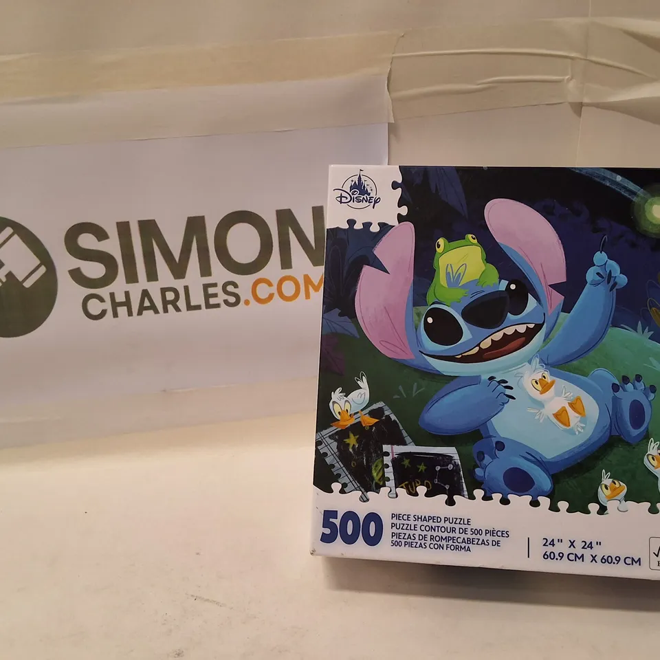 DISNEY STITCH 500-PIECE SHAPED JIGSAW PUZZLE – 60.9 X 60.9 CM