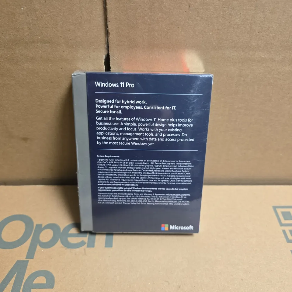 SEALED WINDOWS 11 PRO 64-BIT