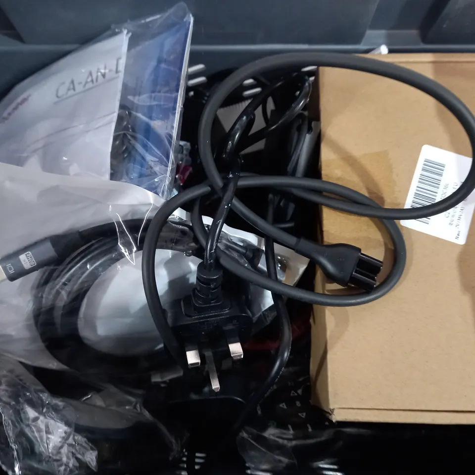 BOX OF APPROXIMATELY 8 ASSORTED ITEMS TO INCLUDE - VIRGIN MEDIA REMOTE - NOW TV BOX - FOX IVY 2 REED DIFFUSERS ECT