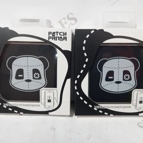BOX OF APPROXIMATELY 6 PATCH PANDA W3 4000MAH WIRELESS POWER BANKS