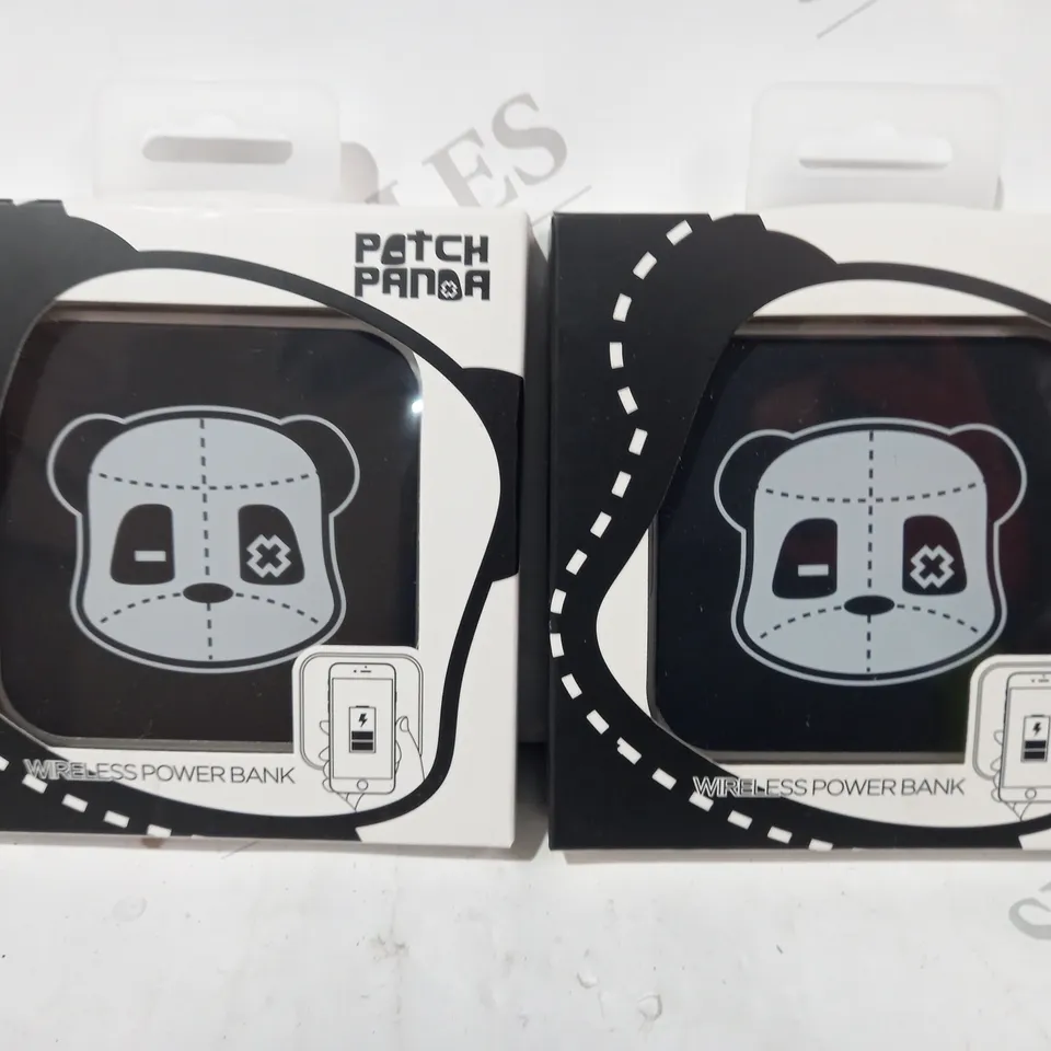 BOX OF APPROXIMATELY 6 PATCH PANDA W3 4000MAH WIRELESS POWER BANKS