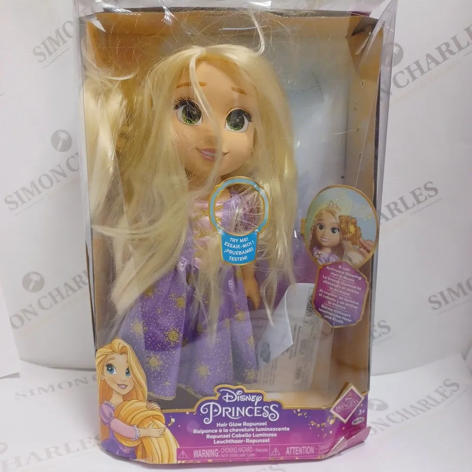 BOXED DISNEY PRINCESS HAIR GLOW RAPUNZEL RRP £39.99