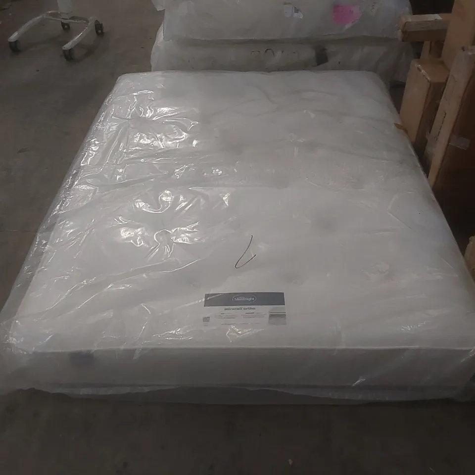 QUALITY BAGGED SILENTNIGHT 5' KING SIZE MIRACOIL ORTHO MATTRESS 