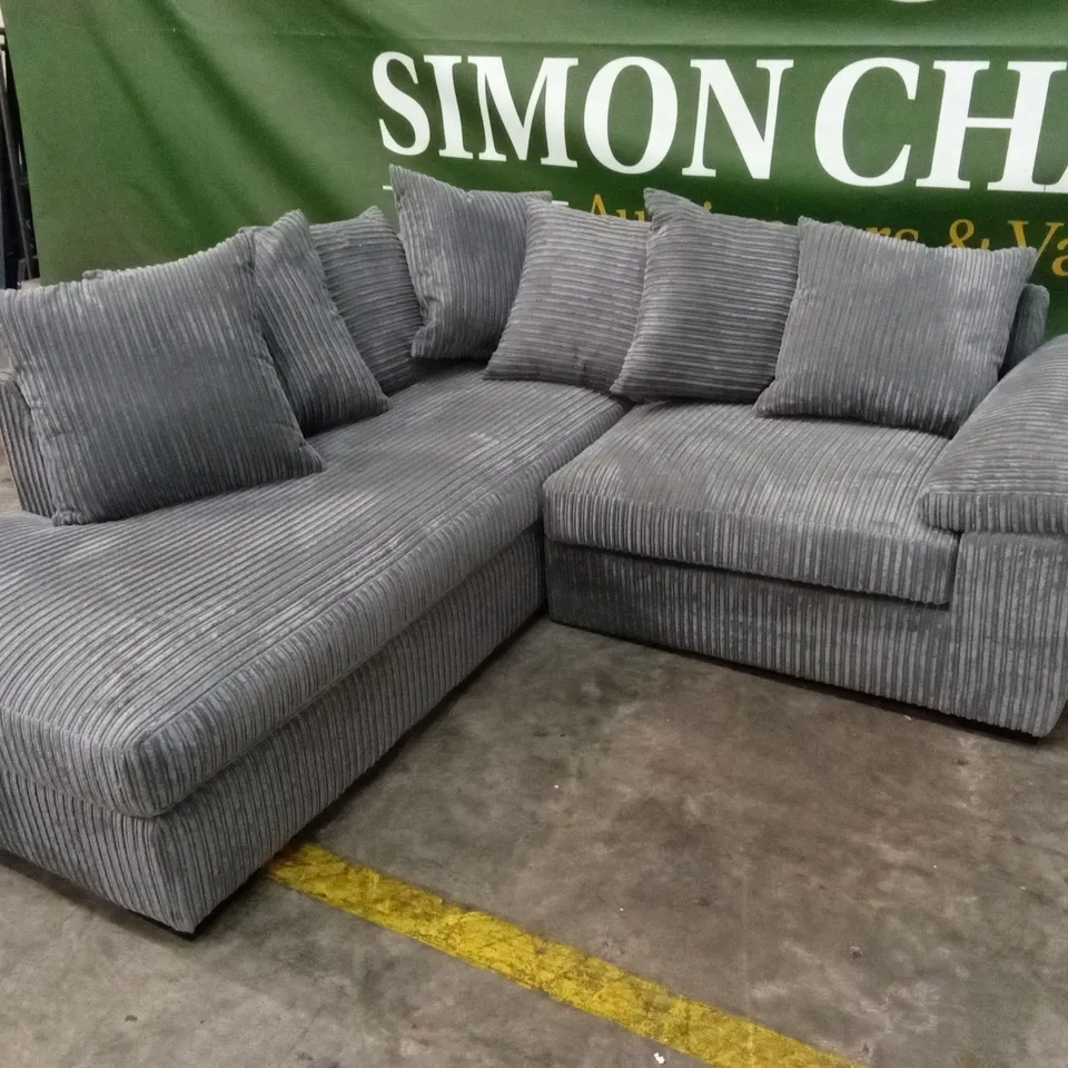 AMALFI FABRIC SCATTER-BACK SMALL CORNER CHAISE SOFA