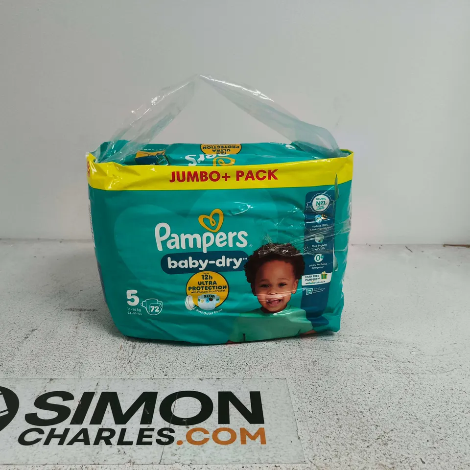 PAMPERS BABY DRY JUMBO PACK 5 11-16KG