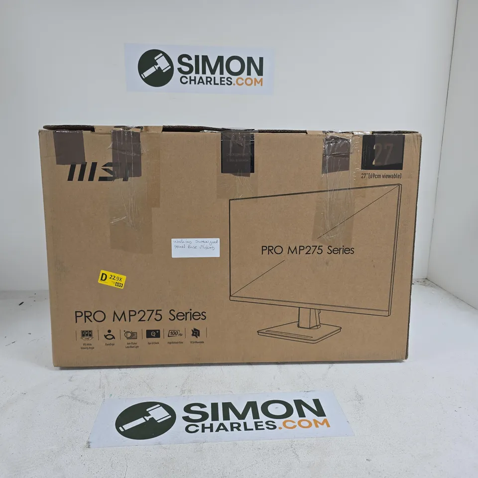 MSI 27" MONITOR BOXED