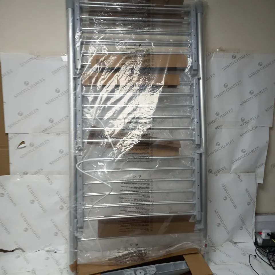 OUTLET ORGANISED OPTIONS 3 TIER HEATED AIRER WITH 21M DRYING SPACE - COLLECTION ONLY
