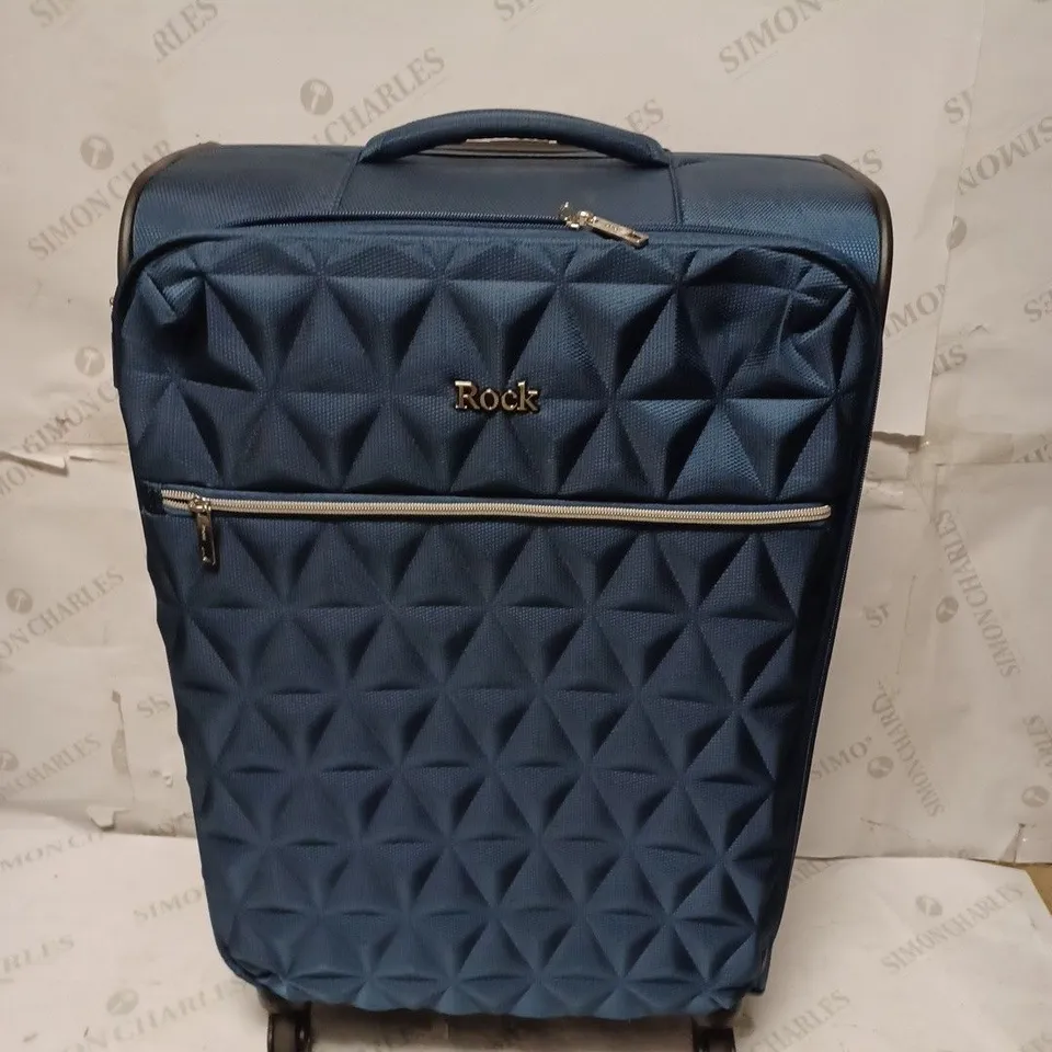 JEWEL 4 WHEEL SOFT MEDIUM SUITCASE - BLUE RRP £84.99