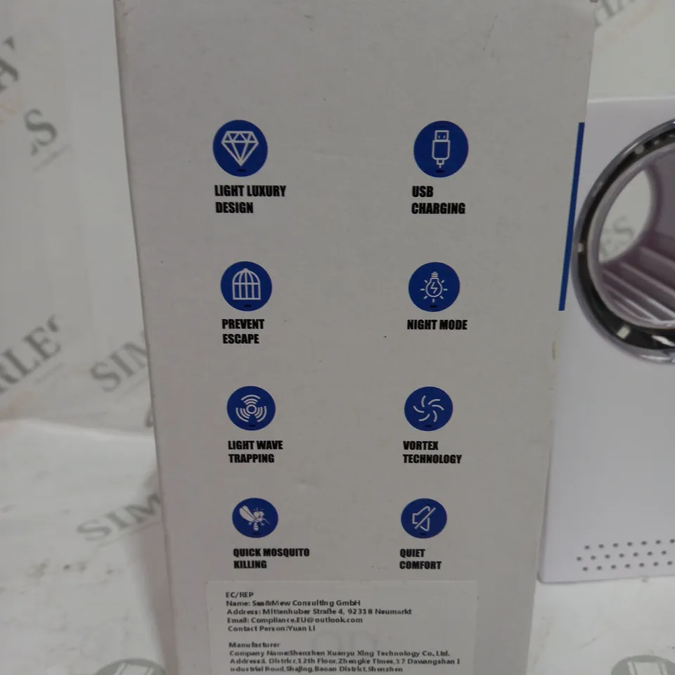 BOXED SURROUND LIGHT MOSQUITO LAMP 10 METRE EFFICIENCY 