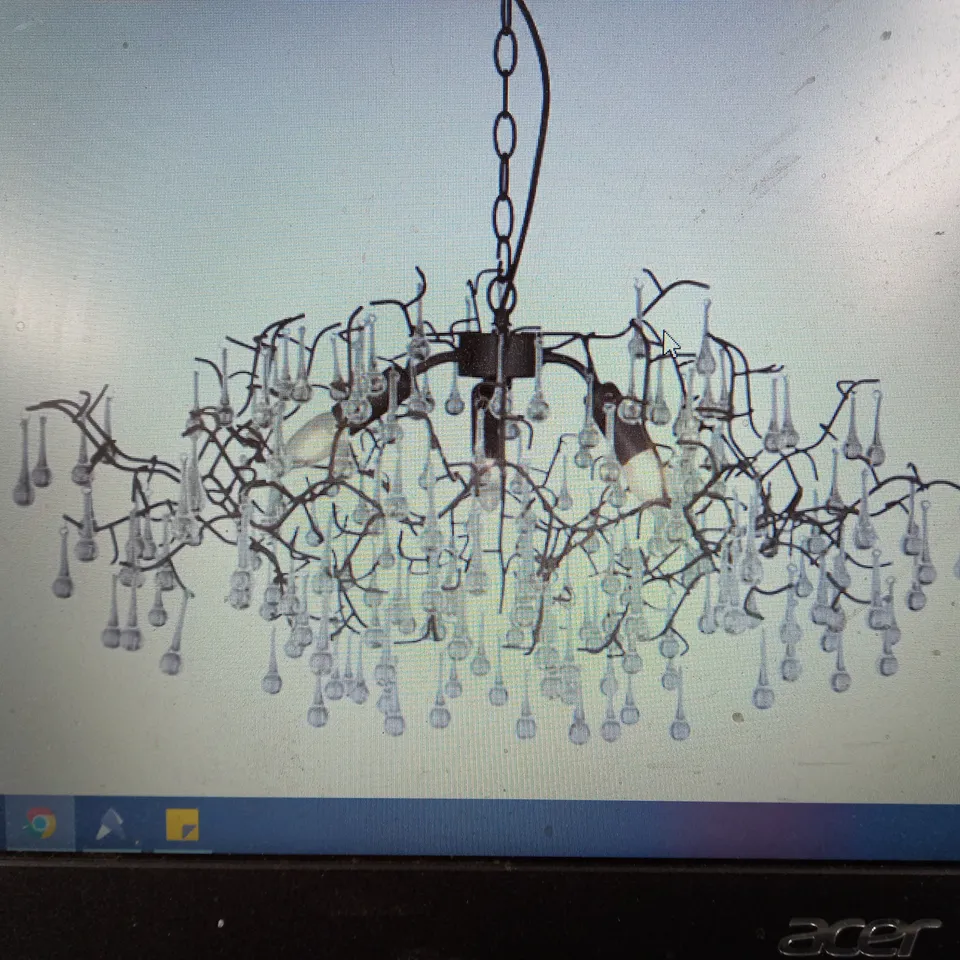 JOHN LEWIS 3 LIGHT VICTORIA CEILING LIGHT