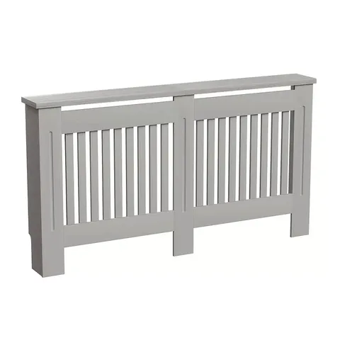 BOXED NEO MEDIUM GREY DECORATIVE WOODEN RADIATOR COVER (1 BOX)