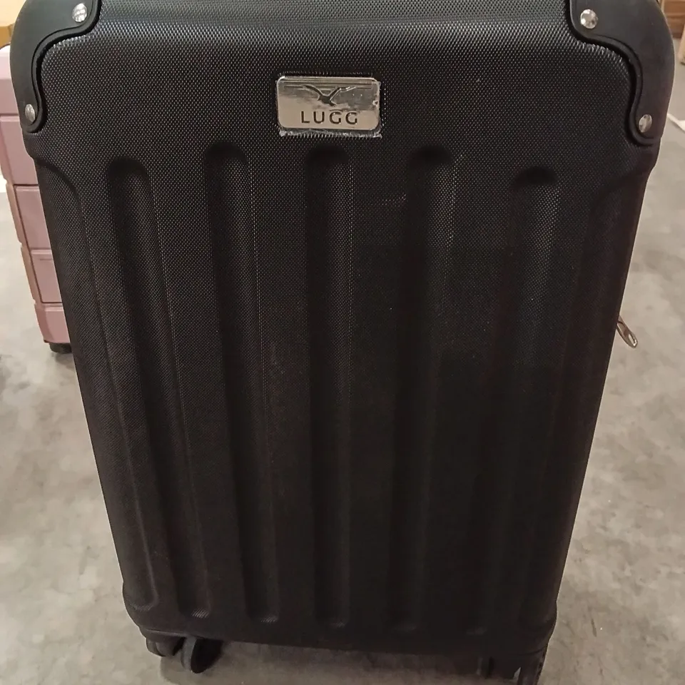 UNBOXED KEPLIN LUGG SMALL SIZE TRAVEL SUITCASE WITH WHEELS AND SECURE LOCK SYSTEM BLACK COLOUR 