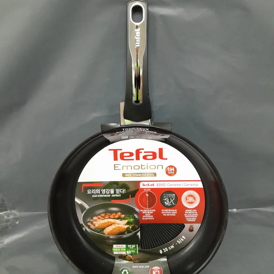 TEFAL EMOTION INOX STAINLESS STEEL 30CM 