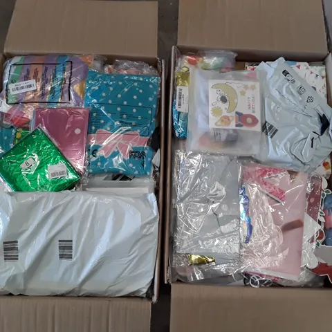 PALLET TO CONTAIN 20 BOXES OF ASSORTED PARTY DECORATIONS AND BALLOONS ECT