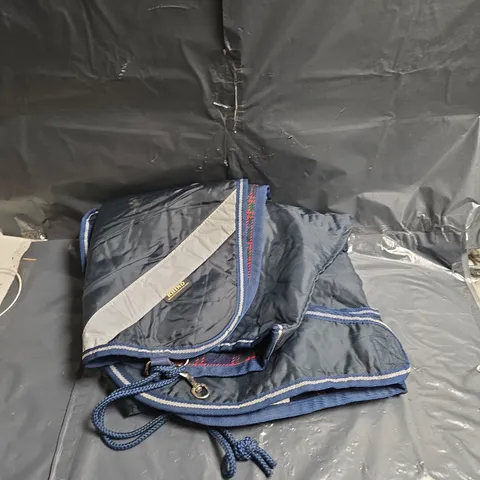RHINO HORSEWEAR TURNOUT RUG – NAVY, UK 4'11" LARGE (150CM)