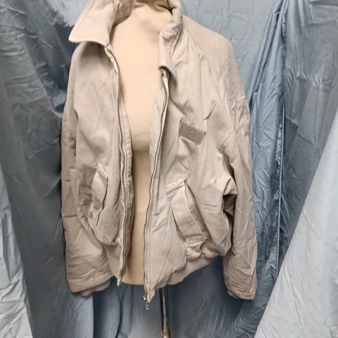 PACIFIC REPUBLIC QUILTED JACKET – LIGHT GREY, UK L