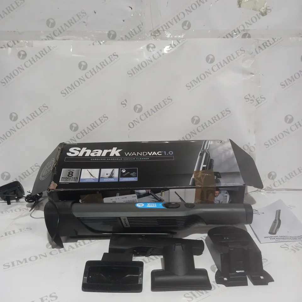 BOXED SHARK CORDLESS HANDHELD VACUUM CLEANER WV200UK