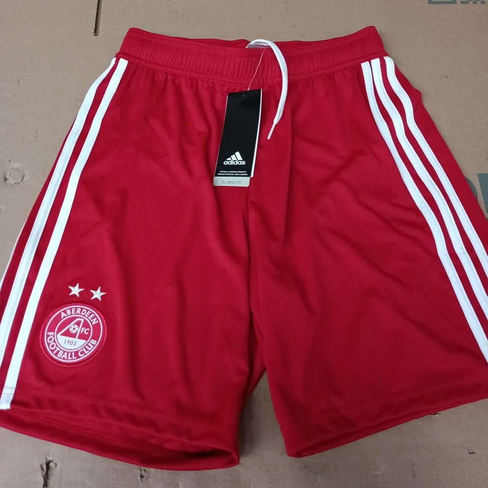 ADIDAS ABERDEEN HOME SHORTS - UK SMALL