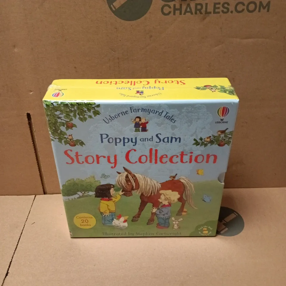 USBORNE FARMYARD TALES POPPY AND SAM SERIES 20 BOOKS COLLECTION BOX SET