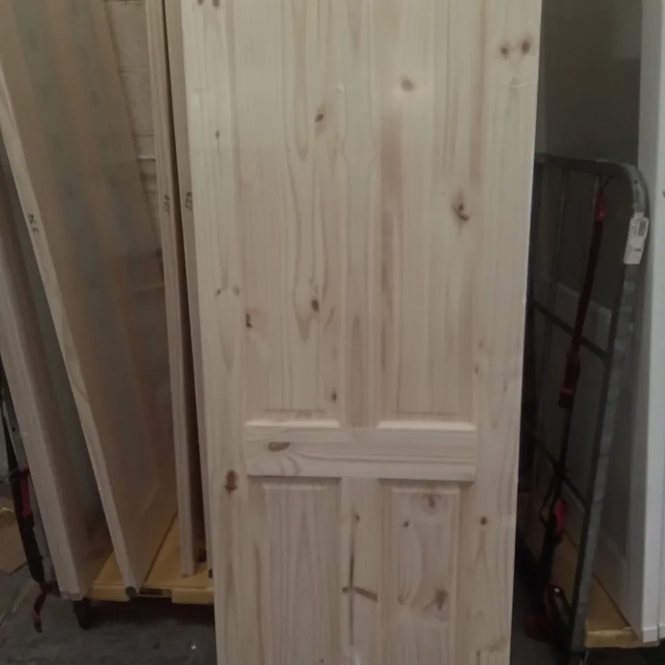  4 PANEL KNOTTY PINE PANEL INTERNAL DOOR 2040×726MM