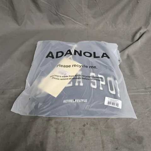 ADANOLA SPORT OVERSIZED SWEATSHIRT IN MIDNIGHT BLUE SIZE M