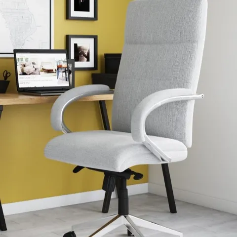 BOXED ALPHASON BEDFORD OFFICE CHAIR DESIGNER - GREY FABRIC