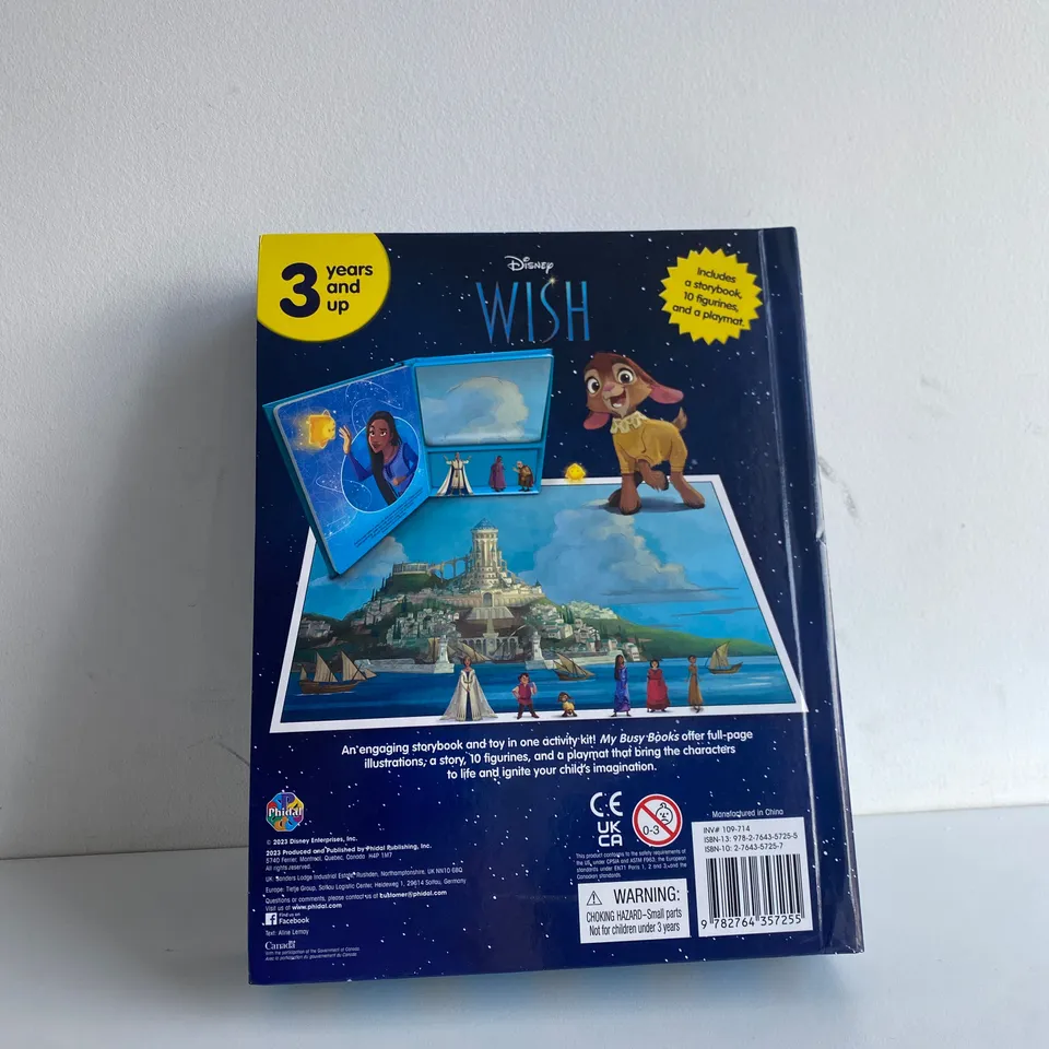 4 X DISNEY WISH BUSY BOOK