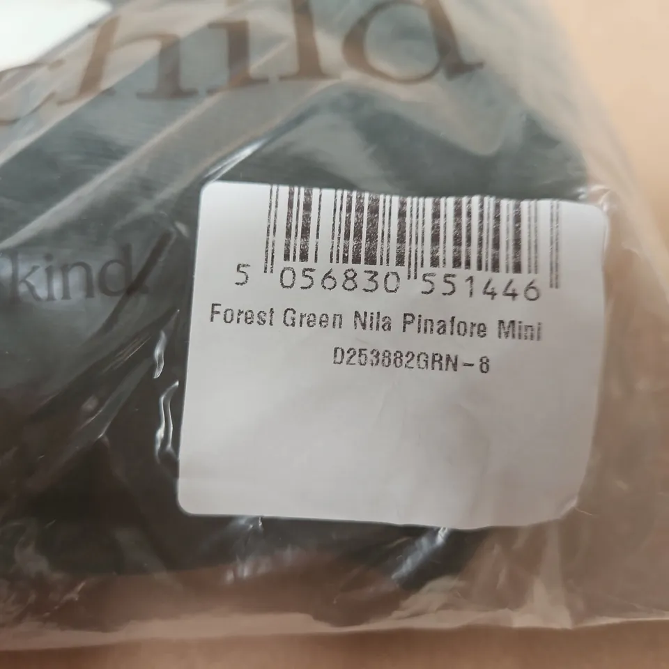NOBODYS CHILD NILA FOREST GREEN PINAFORE MINI