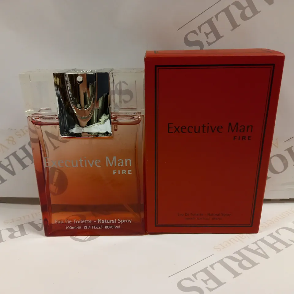 BOXED LAURELLE EXECUTIVE MAN FIRE EAU DE TOILETTE SPRAY 100ML