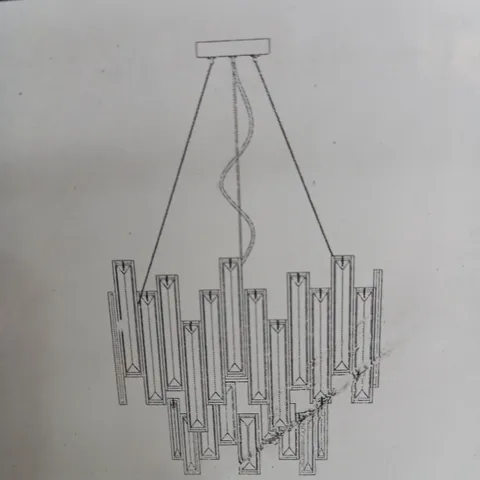 DAR LIGHTING NAEVE 2 TIER PENANT