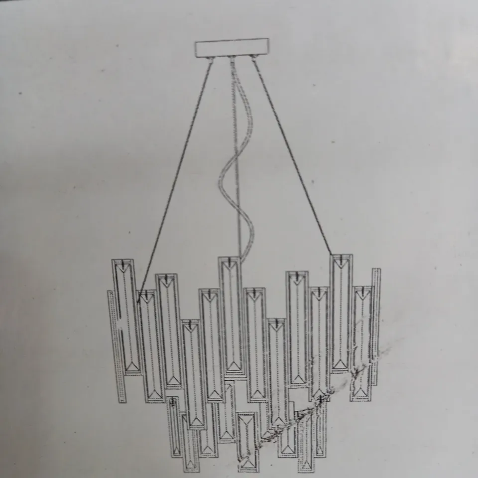 DAR LIGHTING NAEVE 2 TIER PENANT