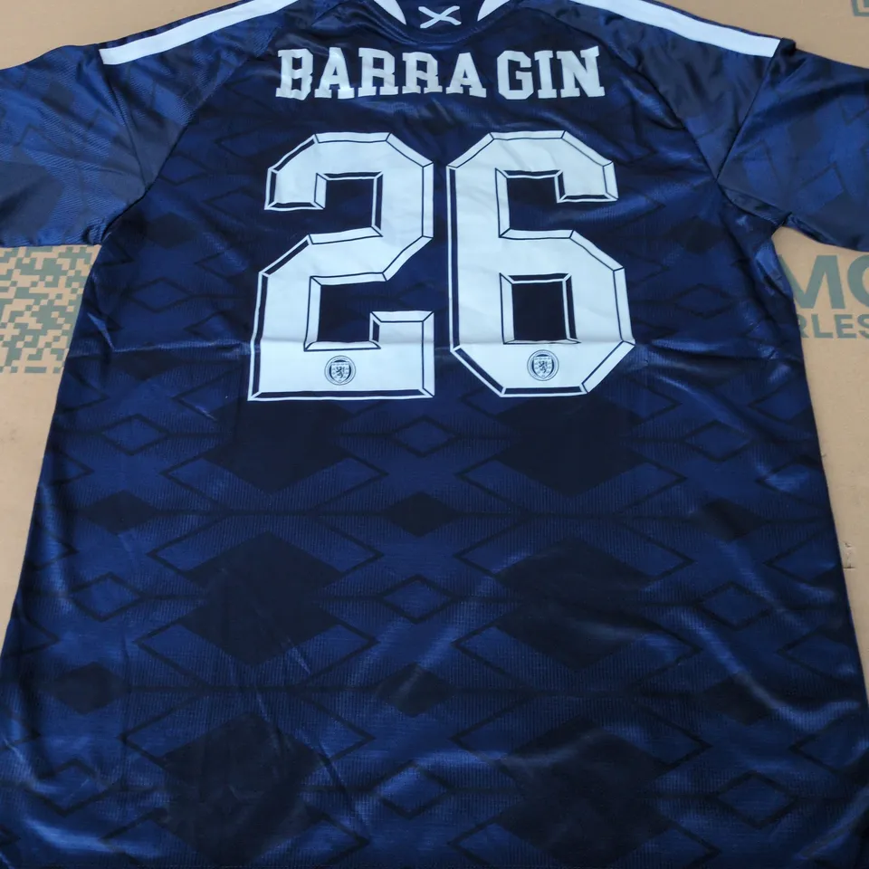 ADIDAS SCOTLAND HOME JERSEY (#26 - BARRA GIN) - LARGE