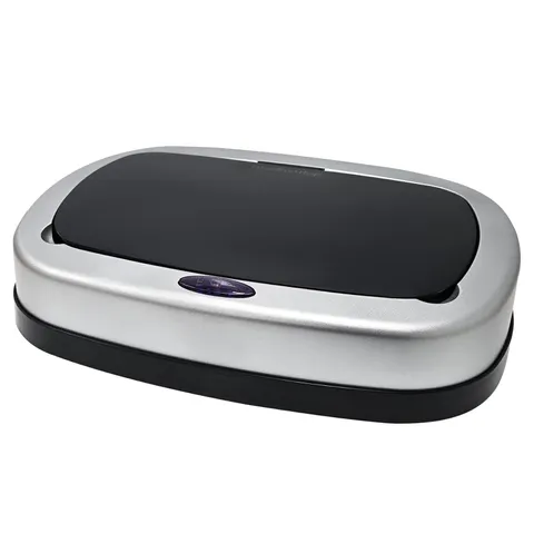 BOXED DISPLAY4TOP REPLACEMENT SENSOR LID 58L STAINLESS STEEL AUTOMATIC TOUCHLESS BIN - SILVER