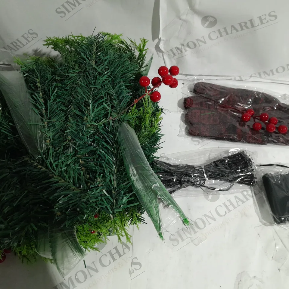 CHRISTMAS DECORATION WITH LED LIGHTS