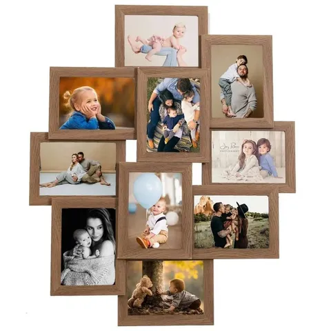 BOXED BRANDLEY WOOD COLLAGE FRAME (1 BOX)