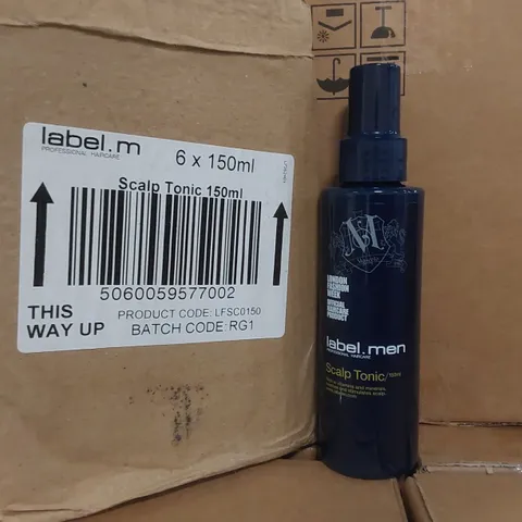 CAGE TO CONTAIN APPROX 240 X BOXES OF LABEL.M SCALP TONIC - 6 X 150ml PER BOTTLE // CAGE NOT INCLUDED 